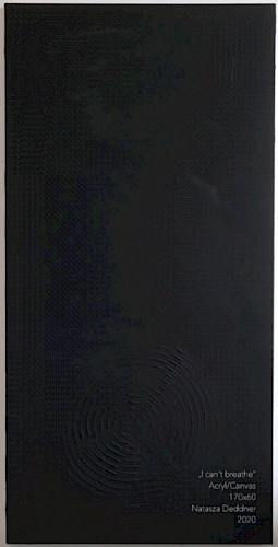 "Breathe" acryl on canvas 170 x 60 cm